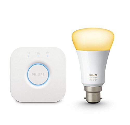 Philips Hue Color Ambiance LED Starter Kit with 2 (two) Smart Bulbs (gen 1)