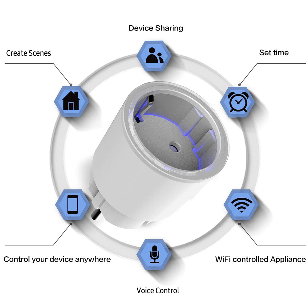 Buy Portronics Splug 10 socket with Wi-Fi and Voice Control